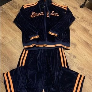 SOLD 90s sean john velour tracksuit